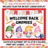 Back To School Gnomes Bulletin Board Welcome Back Display 
