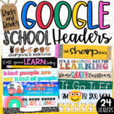Back To School Google Classroom Headers Banners