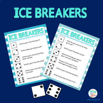 Back To School: Ice Breakers FREEBIE by The Artsy SLP | TpT