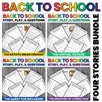 Preview of Back To School | Inclusion and Adventures | Stories | Plays | BUNDLE