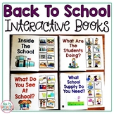 Back To School Interactive Books - Adapted For Special Edu