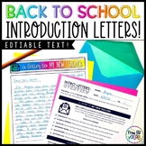 Back To School Introduction Letters