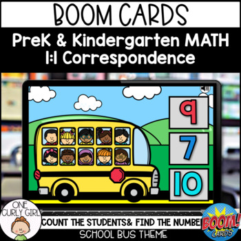 Preview of Back To School Kindergarten Math Review BOOM CARD