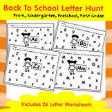 Back To School Letter Hunt