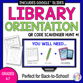 Library Orientation Activity -- Scavenger Hunt -- Back to 