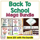 Back To School MEGA BUNDLE - Interactive Books, Theme Unit