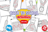 Back To School Mazes Puzzles | Puzzle Game | School Suppli