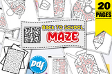 Back To School Mazes Puzzles | puzzle book | School Suppli