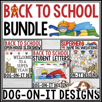 Preview of Back To School Meet The Teacher Bundle