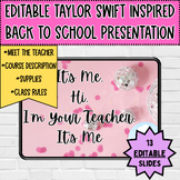 Back To School Meet The Teacher Class Rules Editable Taylo