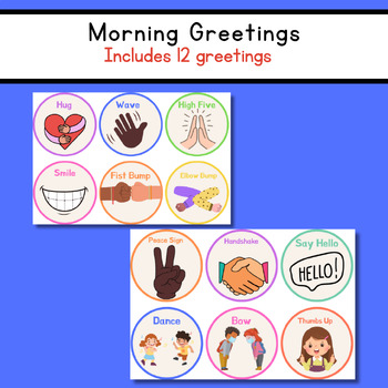 Preview of Back To School Morning Greeting, Social Emotional
