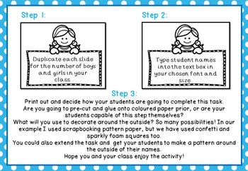 Back To School - Name Writing Craftivity by Clever Poppit Resources