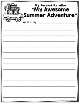 Back to School Writing Unit by Second Grade Sweetness | TpT