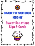 Back-To-School Night Donation Sign