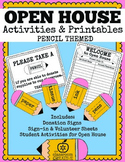 Back To School Open House/Parents' Night Activities & Printables