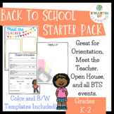 Back To School/Open House/Meet the Teacher Forms