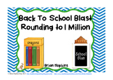 Back To School Place Value Rounding Blast to 1 Million FREEBIE