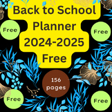 Back To School Planner 2024-2025-Monthly,Weekly Planner fo