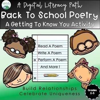 Preview of Back To School Poetry-A Digital Getting-To-Know-You Activity In Google Slides™