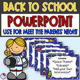 Back to School PowerPoint Editable Slides Space Theme