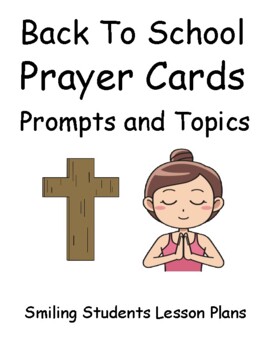 Preview of Back To School Prayer Cards