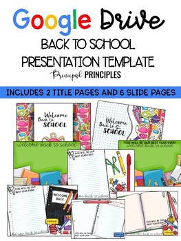 Preview of Back To School Presentation Template- Google Drive format