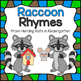 Back To School Raccoon Rhyming Game