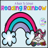Back To School Reading Rainbow Craftivity