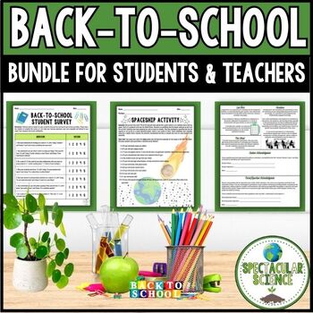 Preview of Back To School Science Bundle for Students and Teachers