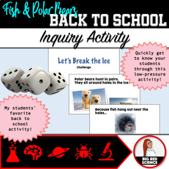 Preview of Back To School Science or Math Activity - Polar Bear Inquiry