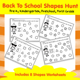 Back To School Shapes Hunt