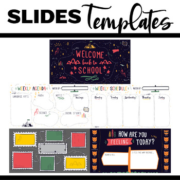 Preview of Back To School Slide Bundle Powerpoint / Google Slides - Adventure Theme 2