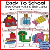 Back To School Snap Cubes Activity Mats & Task Cards