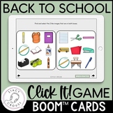 Back To School Speech Therapy Game for Articulation and La