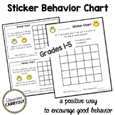 Sticker Behavior Chart