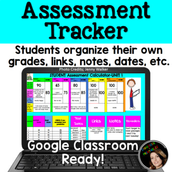 Preview of Back To School Student Organizer Google Classroom Distance Learning
