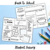 Back To School Student Survey - First Day of School