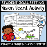 Back To School Student Vision Board Activity Template with