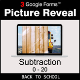 Back To School: Subtraction 0-20 - Google Forms Math Game 