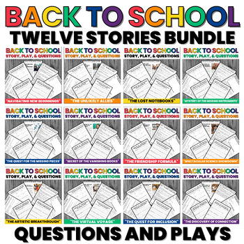 Preview of Back To School | Tales and Activities | Stories | Plays | COMPLETE BUNDLE