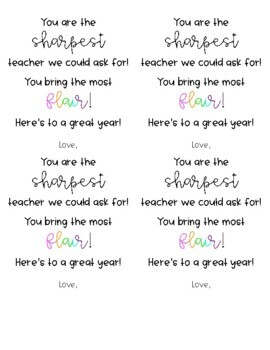 Free Printable for Flair Pens – Just Posted