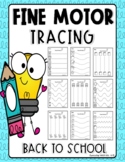 Back To School Themed Fine Motor Small Muscle Line Tracing