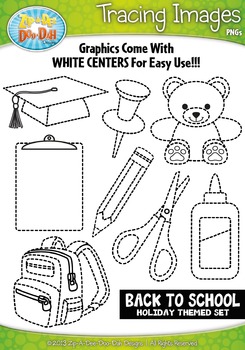 quick clipart black and white school