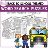 Back To School Themed - Word Search Puzzles