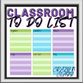Classroom To Do List - Great to Help You Stay Organized an
