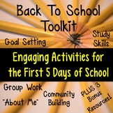 First Week of School Activities + BONUS RESOURCES!
