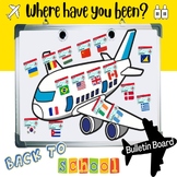 Back To School Travel Theme Craft & Bulletin Board