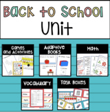 Special Education Back To School Unit