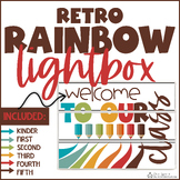 Back To School Welcome Sign | Lightbox | Retro-Theme