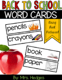 Back To School Word Cards